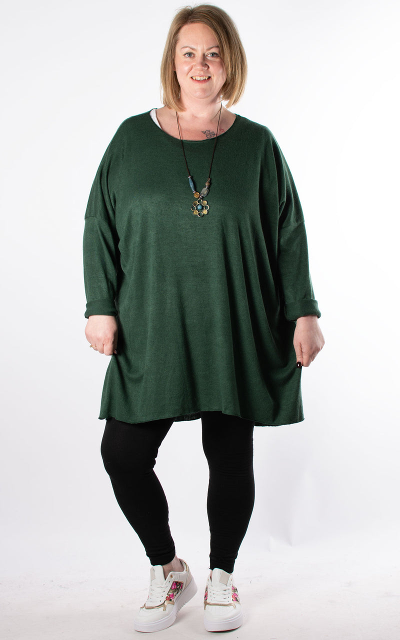 Amy Soft Knit Top | Green