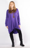 Amy Soft Knit Top | Purple