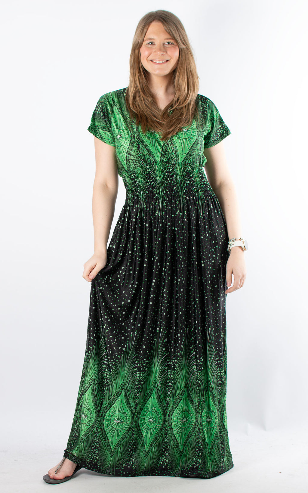 Avery Dress | Dark Diamond | Green