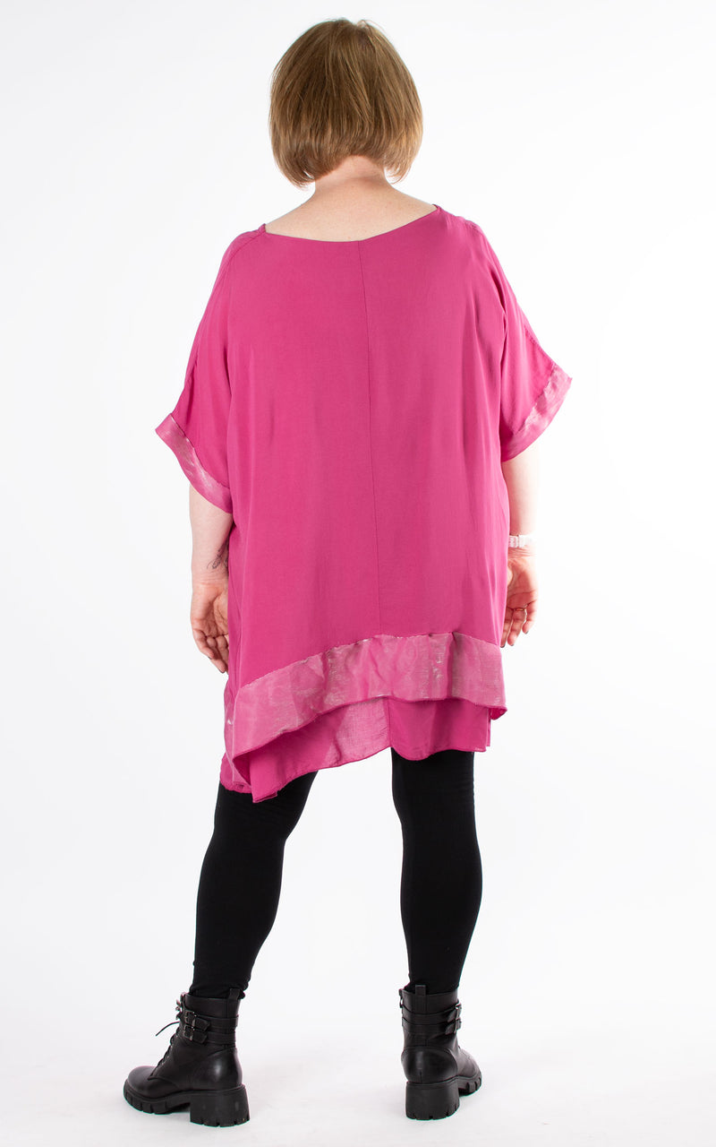 Beverly Double Layer Top | Plum