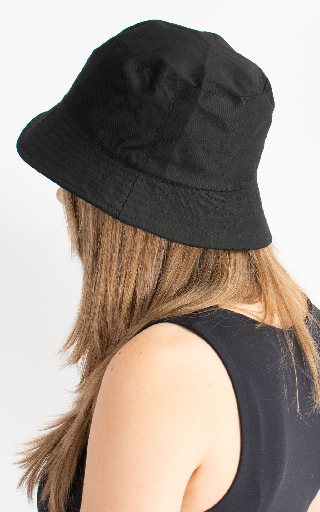 Bucket Hat | Tropical Leaf | Black