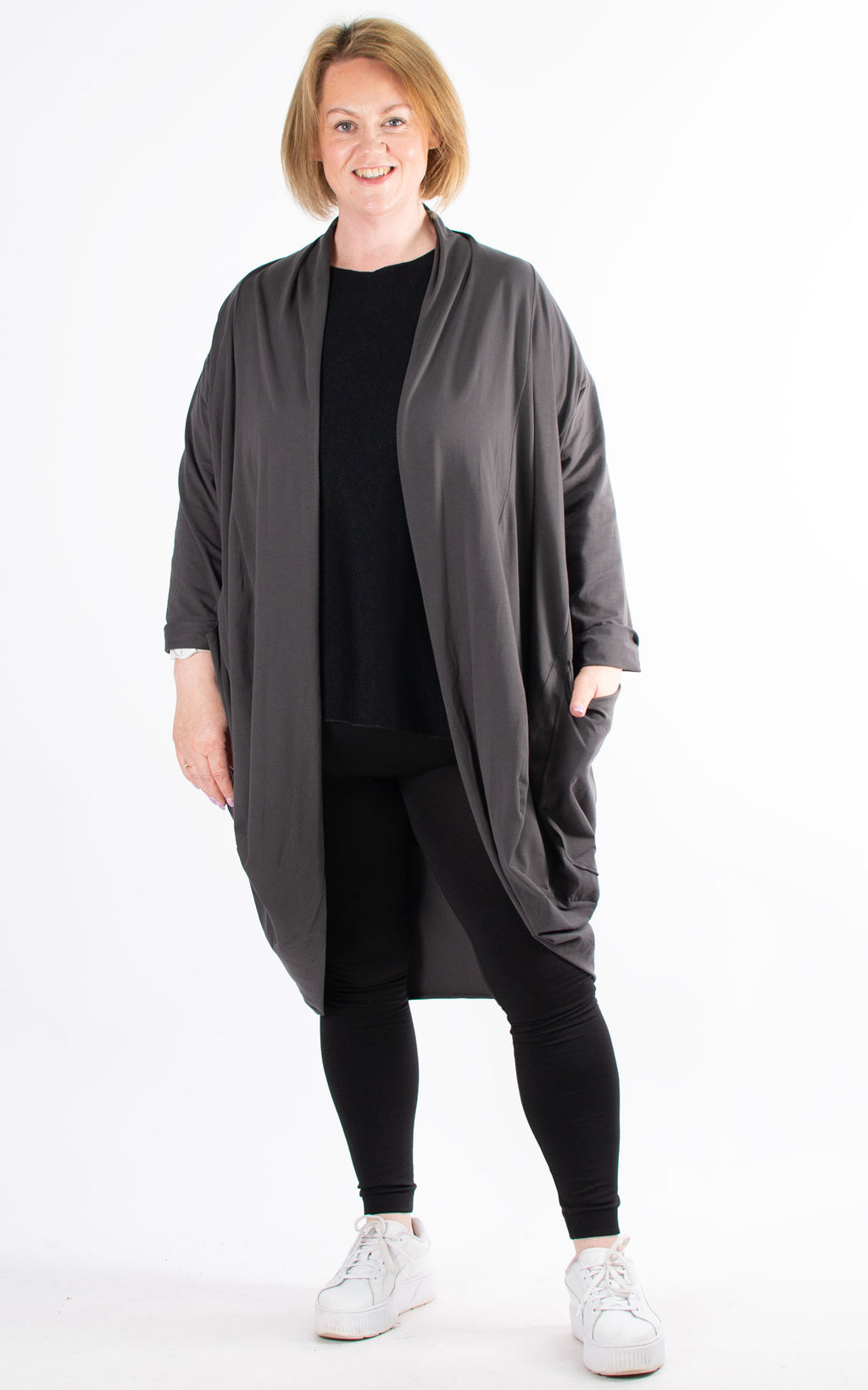 Felicity Cover Up | Charcoal