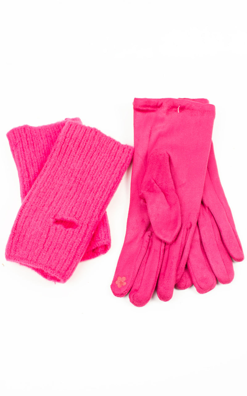 Gloves | 3-in-1 | Hot Pink