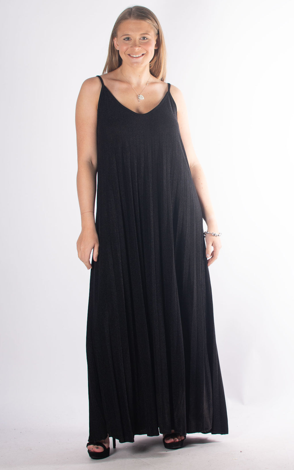 Isabel Strap Dress | Black