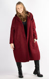Kerry Boucle Coat | Mulberry Red