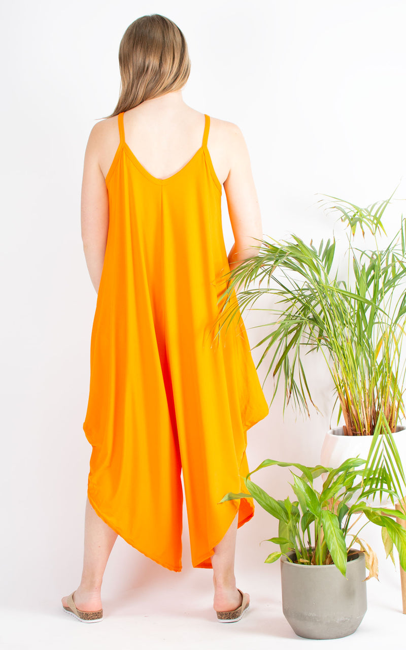 Lucy Jumpsuit | Plain | Orange
