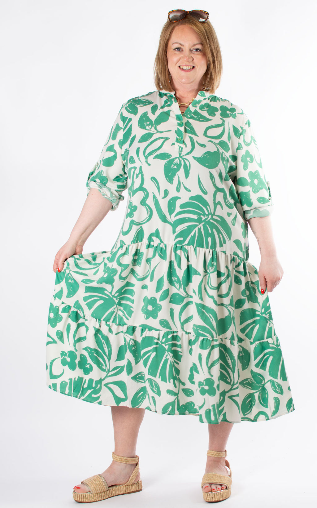 Nadia Midaxi Dress | Green