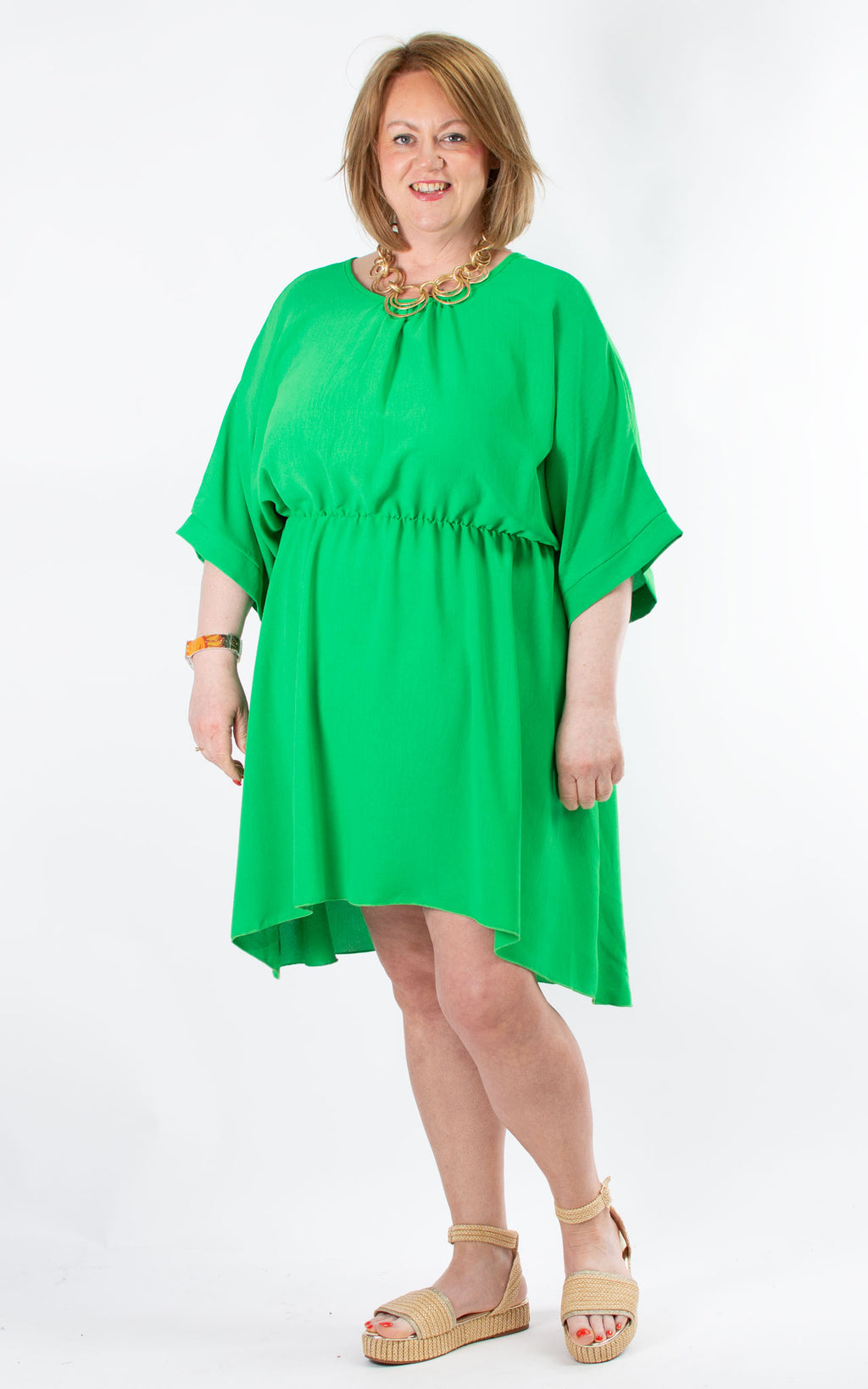 Oprah Tie Back Dress | Green