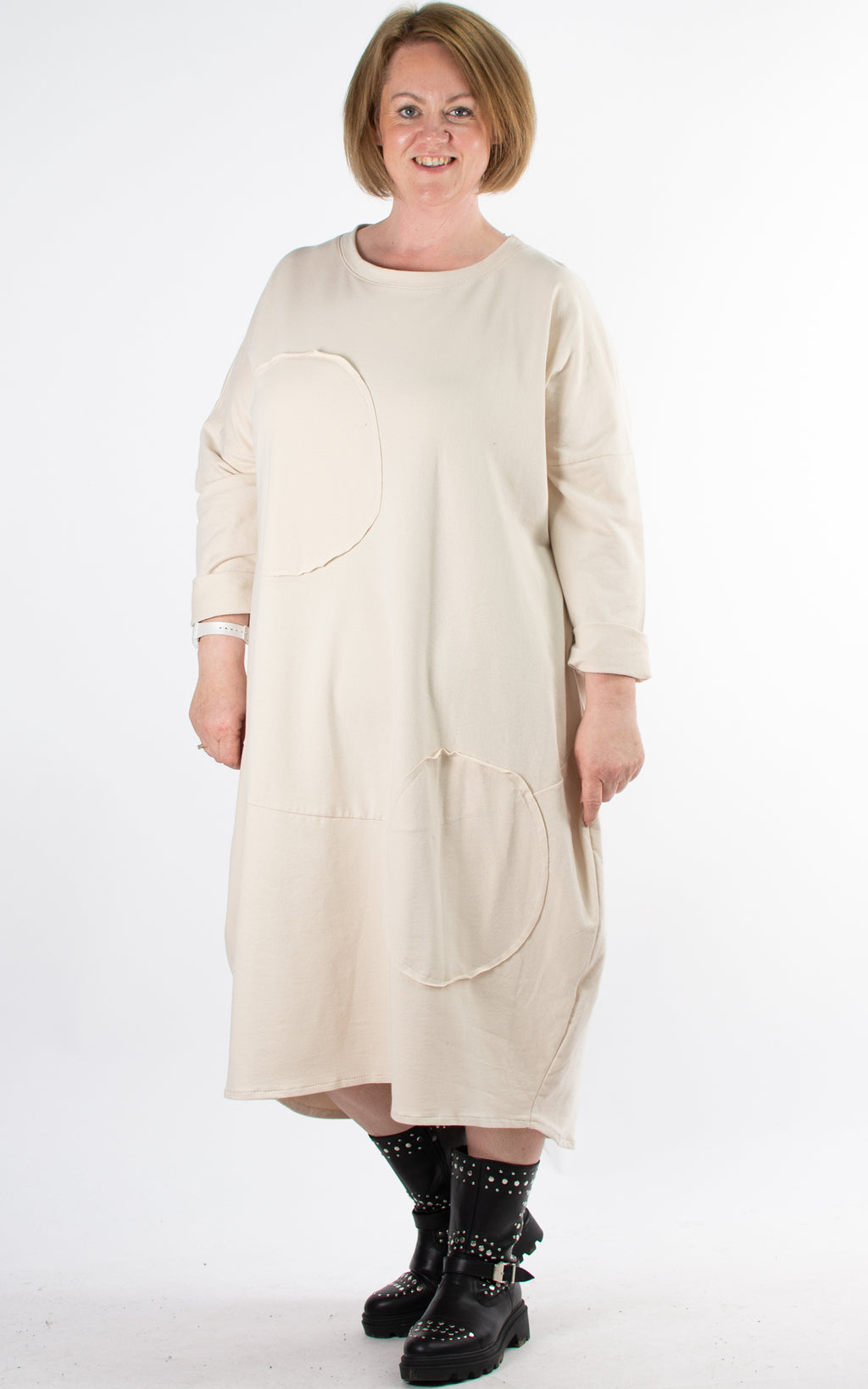 Phyllis Tunic Dress | Beige