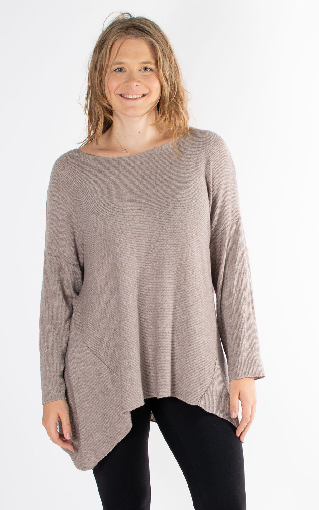 Susanna Soft Touch Top | Taupe
