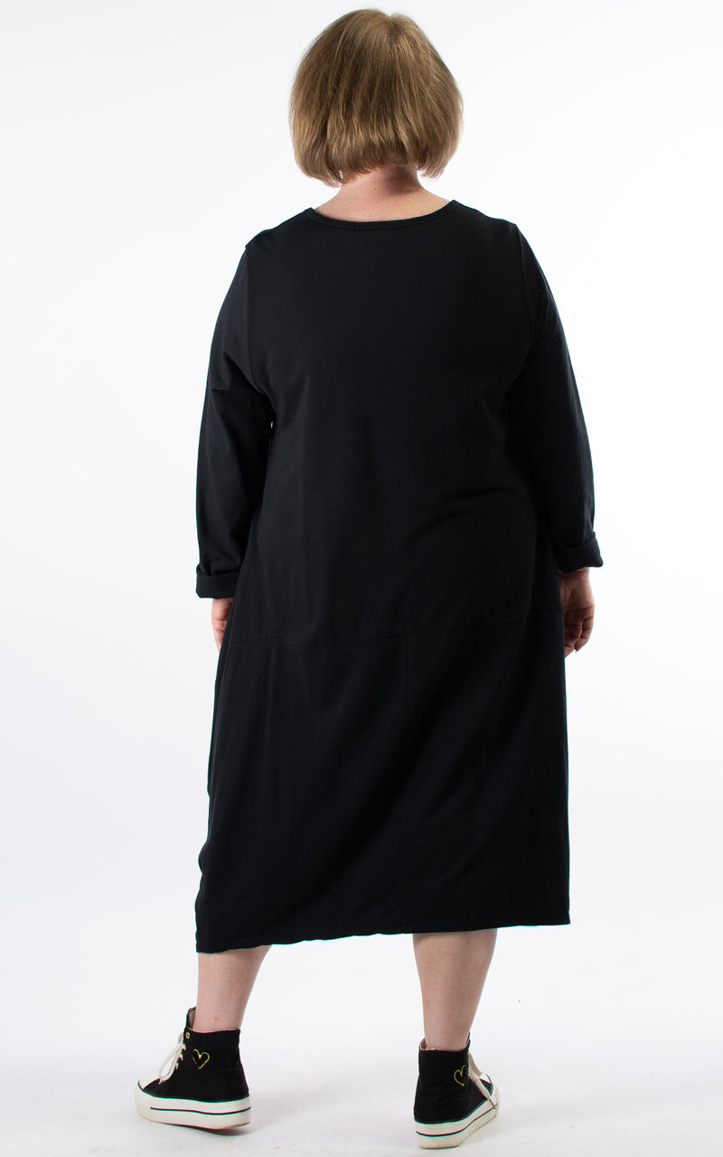 Sydney Sweat Dress | Black