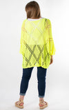 Tatiana Crochet Top | Neon Yellow