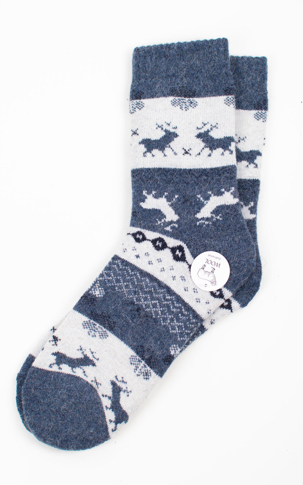 Winter Socks | Reindeer | Navy