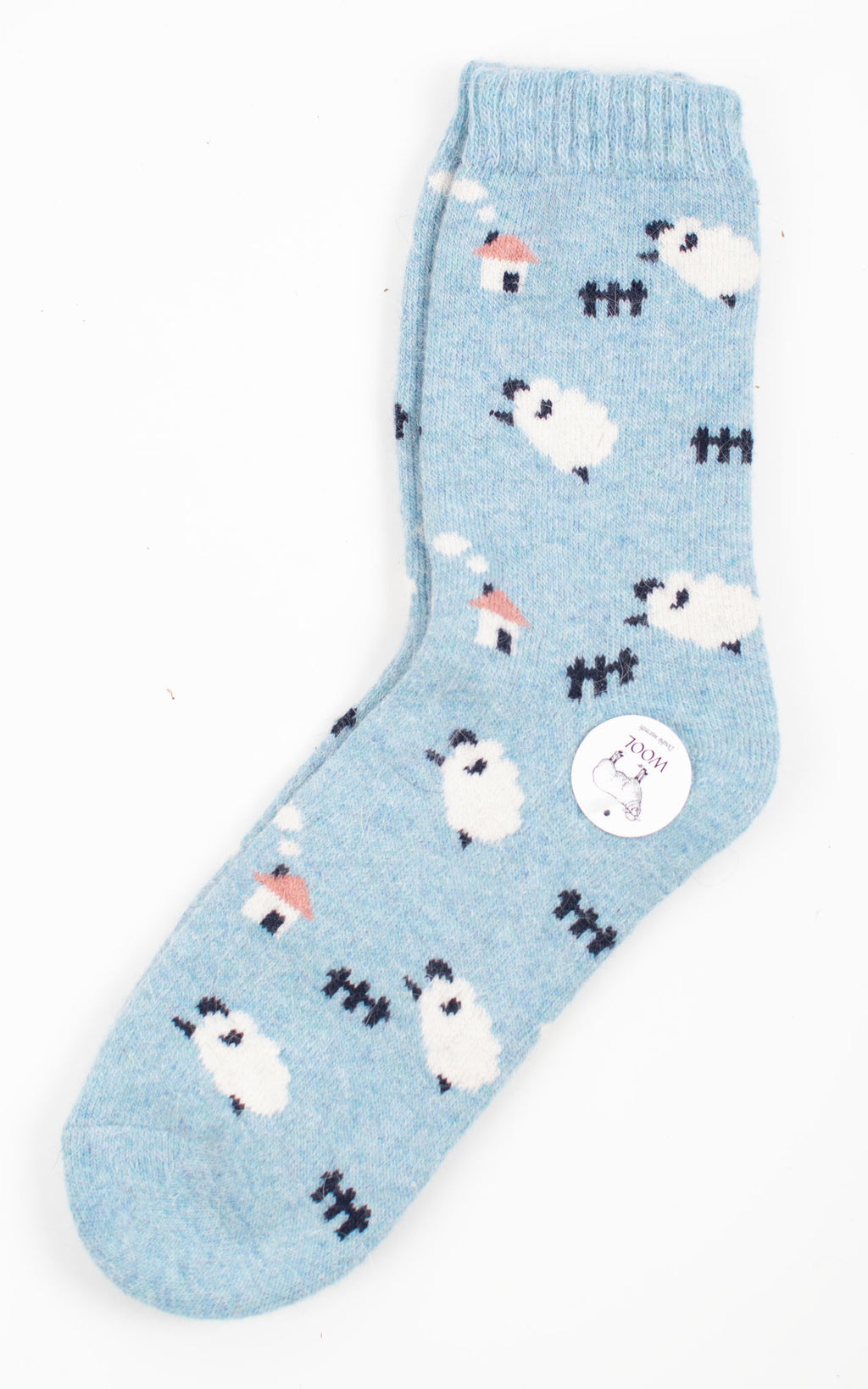 Winter Socks | Sheep | Baby Blue