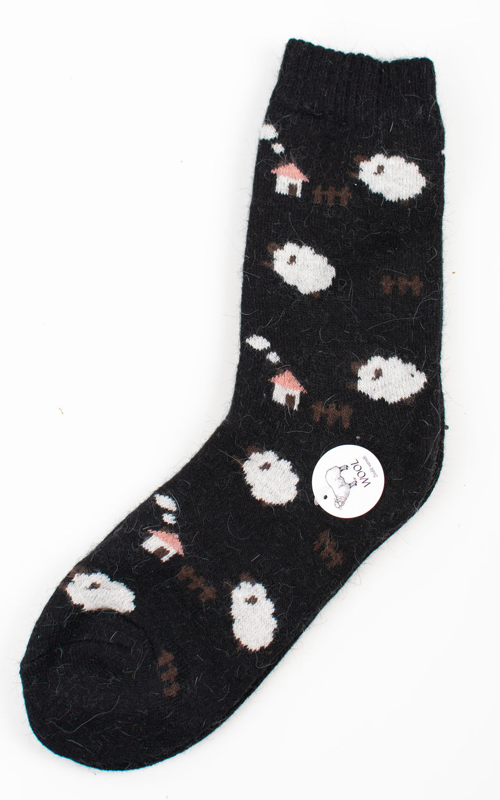 Winter Socks | Sheep | Black
