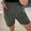 Capri Shorts | Khaki