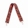 Briony Bag Strap | Leopard | Red