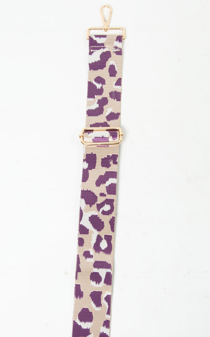 Briony Bag Strap | Leopard | Sand