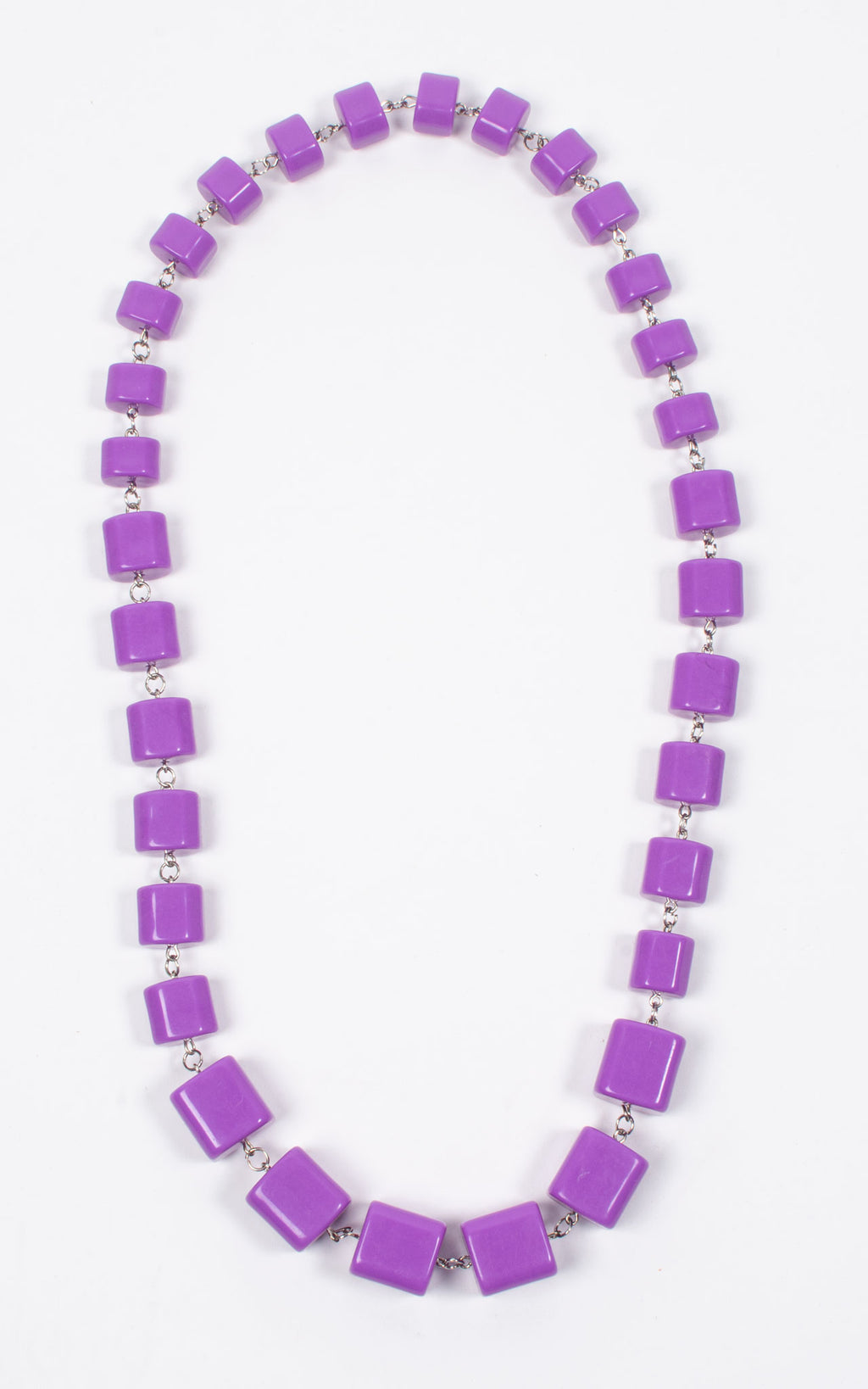 Cubic Necklace | Purple