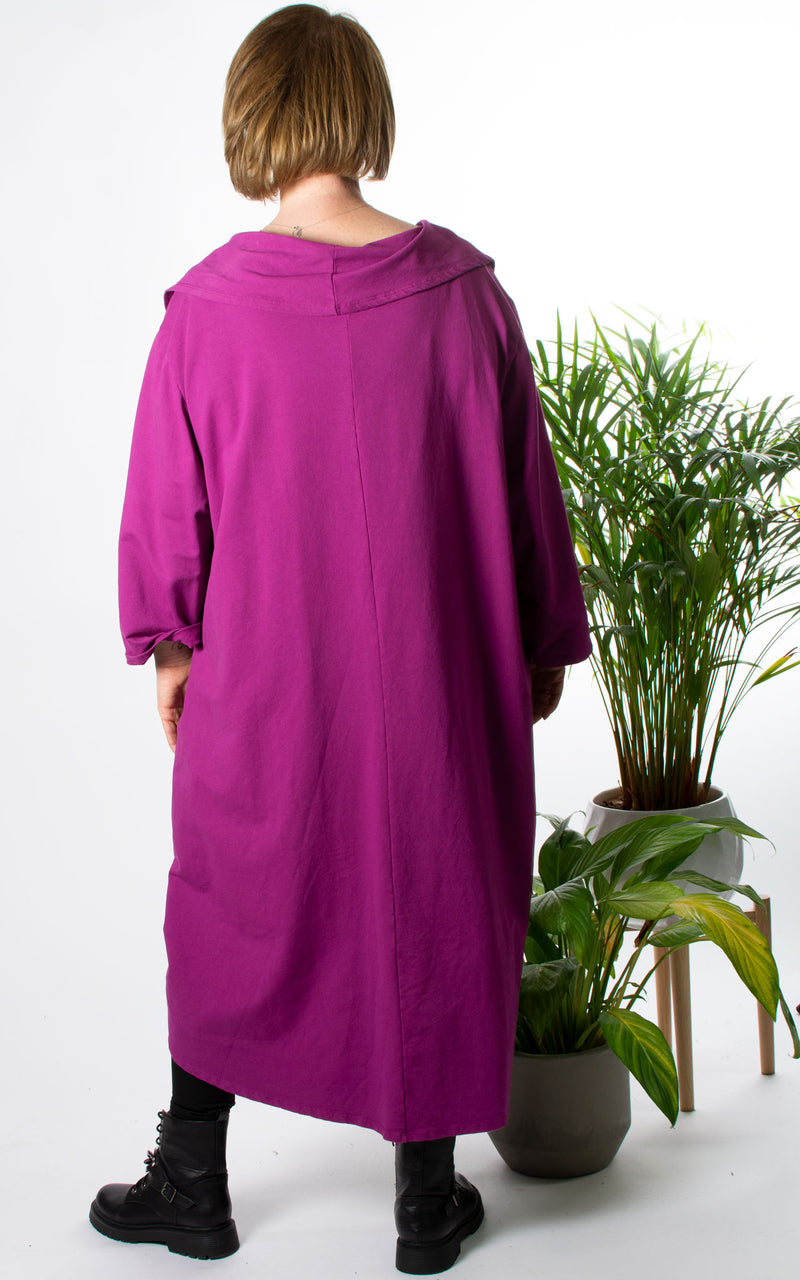 Deborah Tunic Dress | Plum Purple