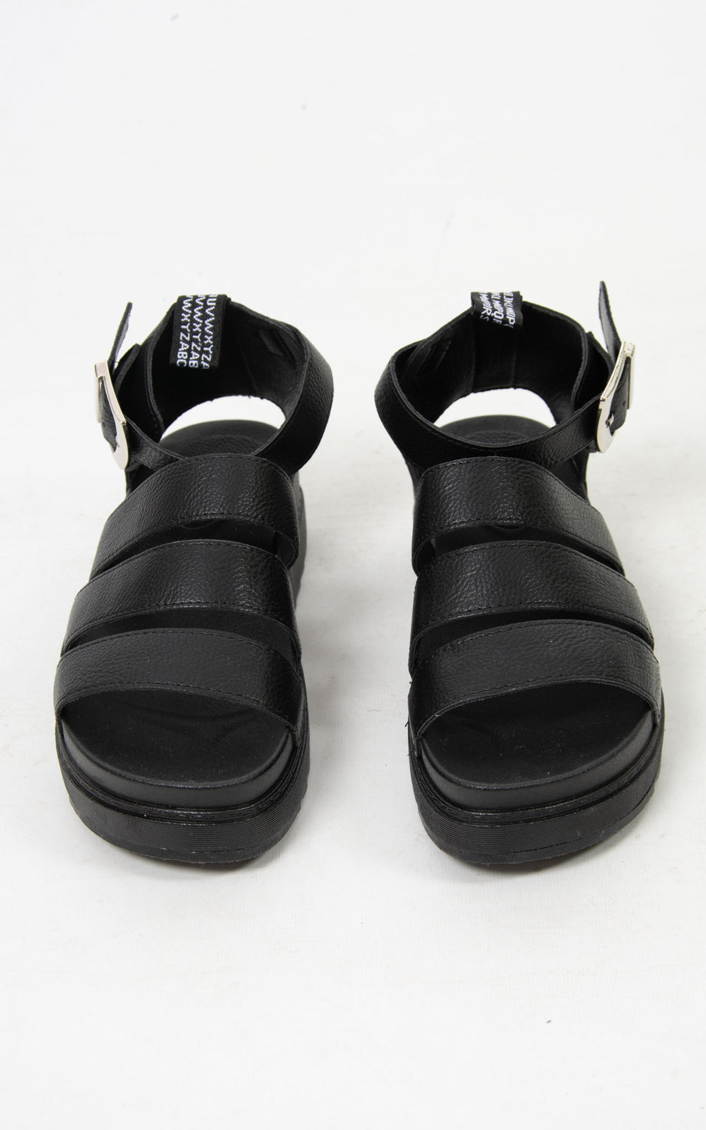 Dot Platform Sandals | Black