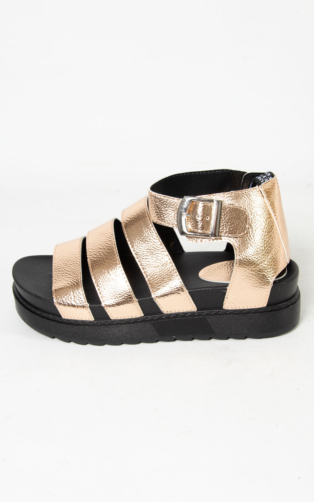 Dot Platform Sandals | Rose Gold