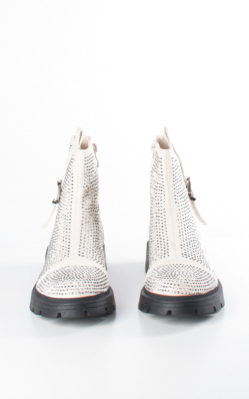 Jessica Sparkle Boots | Beige