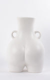 Matt Love Handles Vase | White | Large
