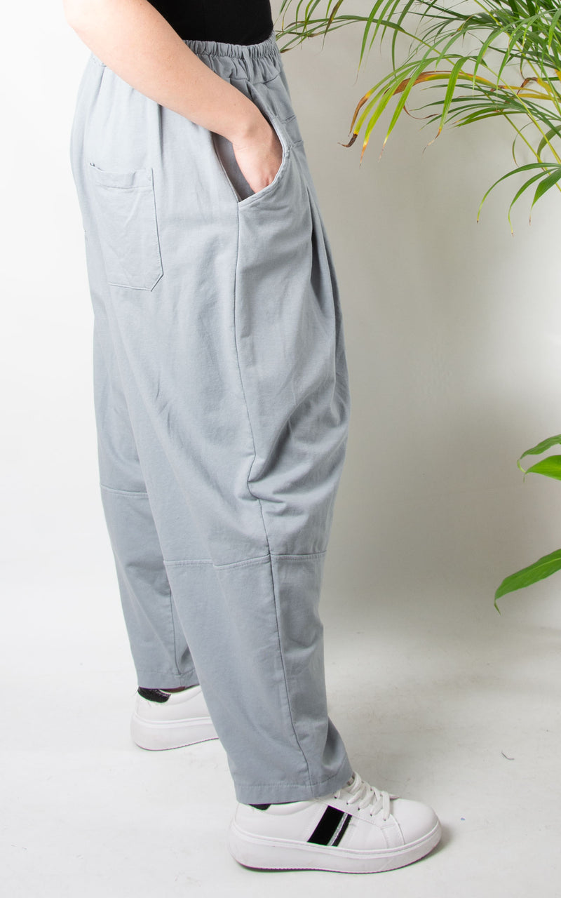 Pleat Detail Sweat Pants | Grey