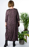 Rose Cocoon Dress | Leopard | Mauve